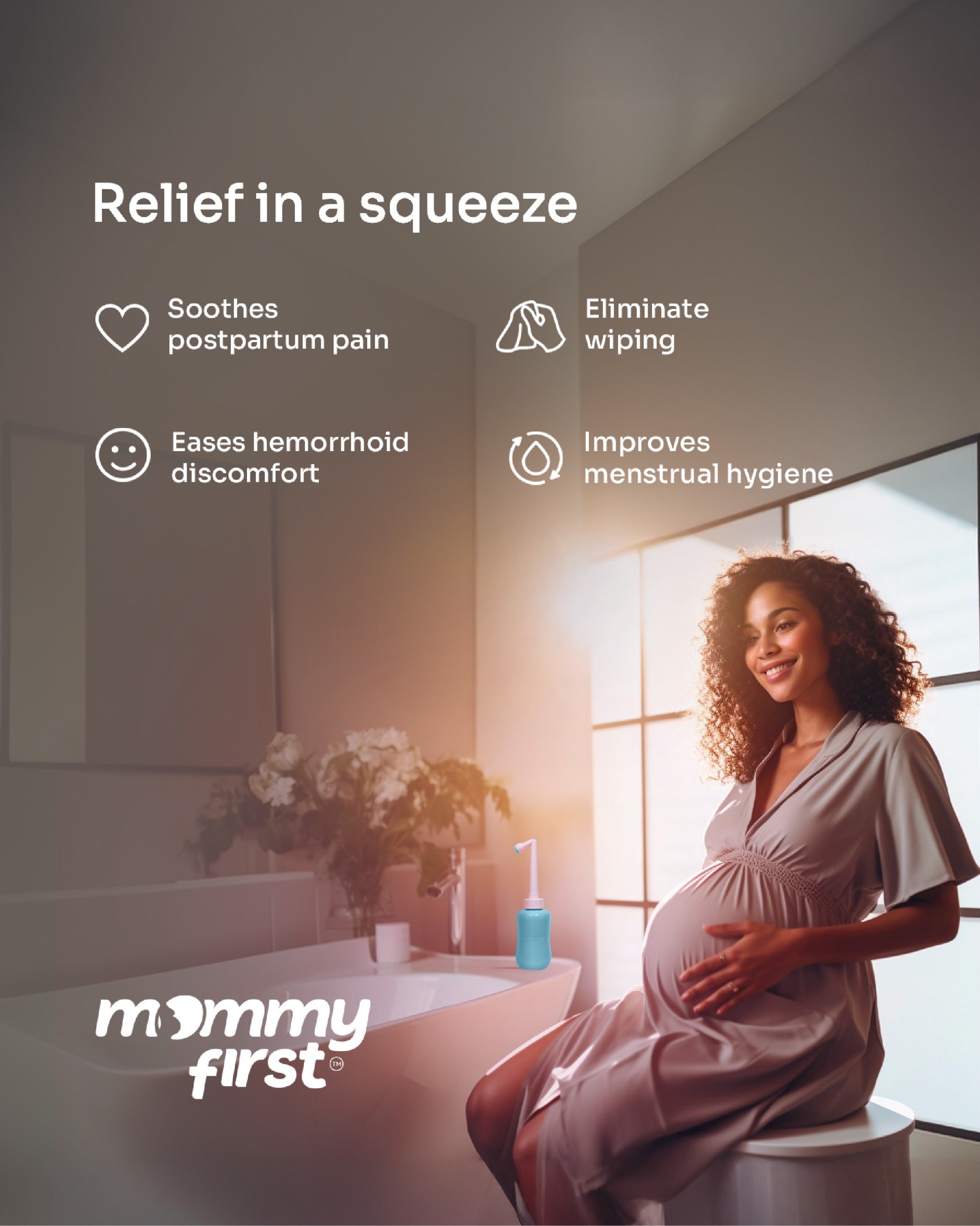 Upside Down Peri Bottle | Ocean Mist