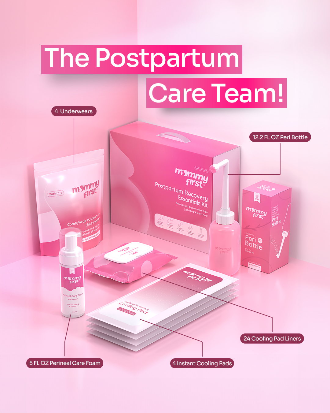 Postpartum Recovery Essentials kit