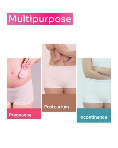 High-Waisted Postpartum Underwear | Blush Pink | Pack of 8